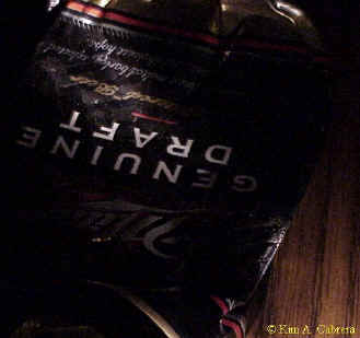 A track
                    on an aluminum can? Look closely. It is there.